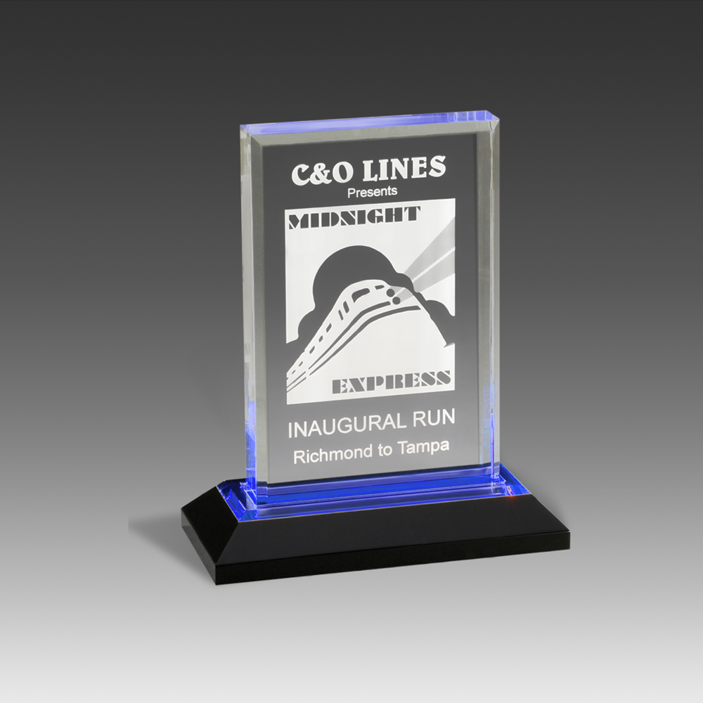 6" Beveled Impress Award 2