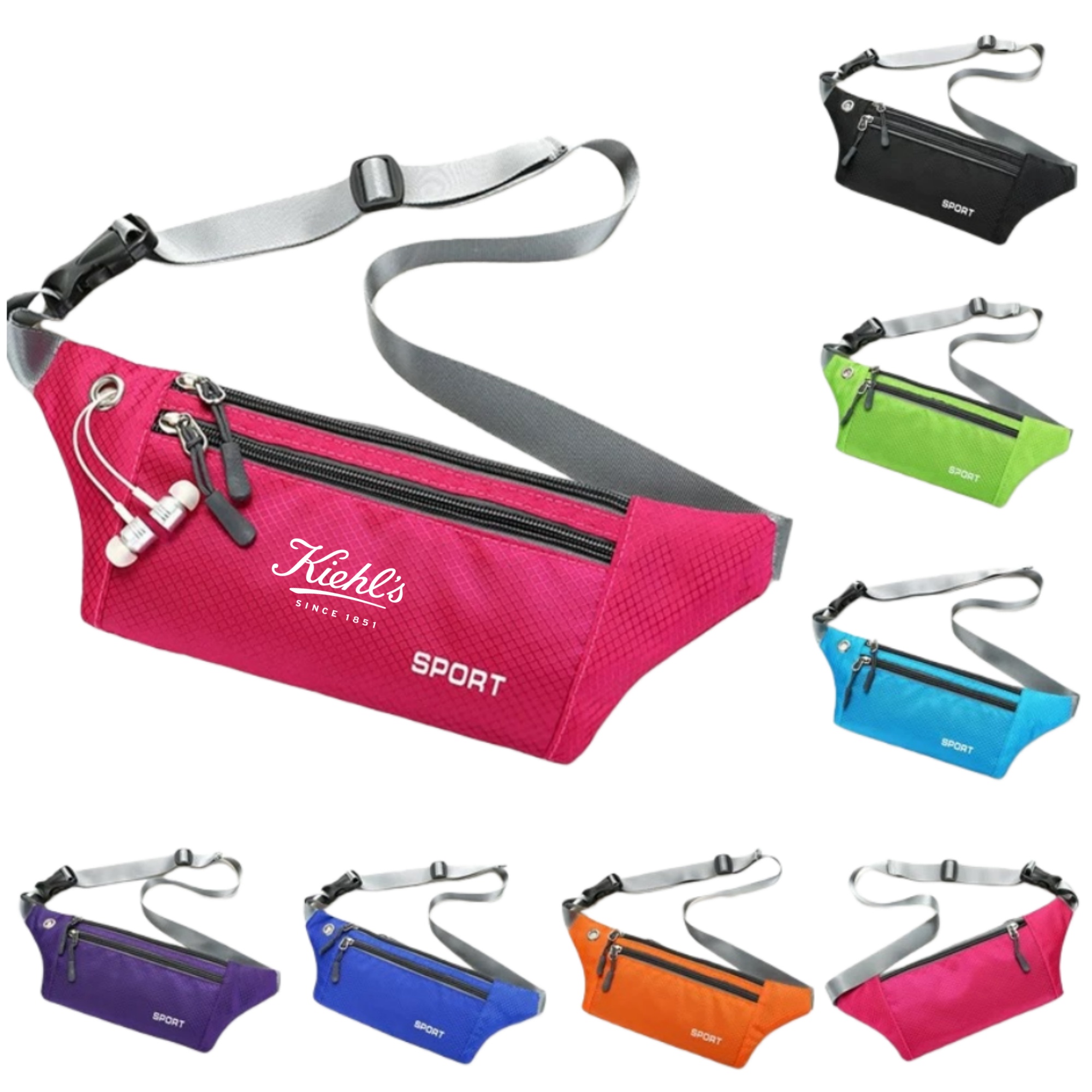 3 Zipper Running Belt Bag 10