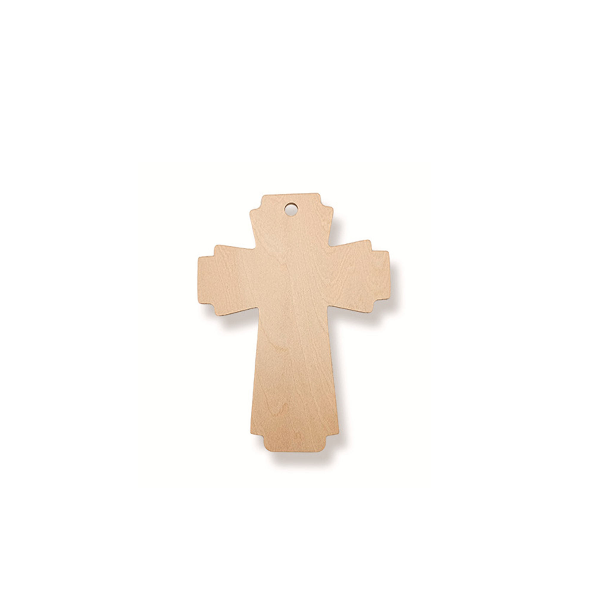 Natural Wood Christmas Tree Pendant 5