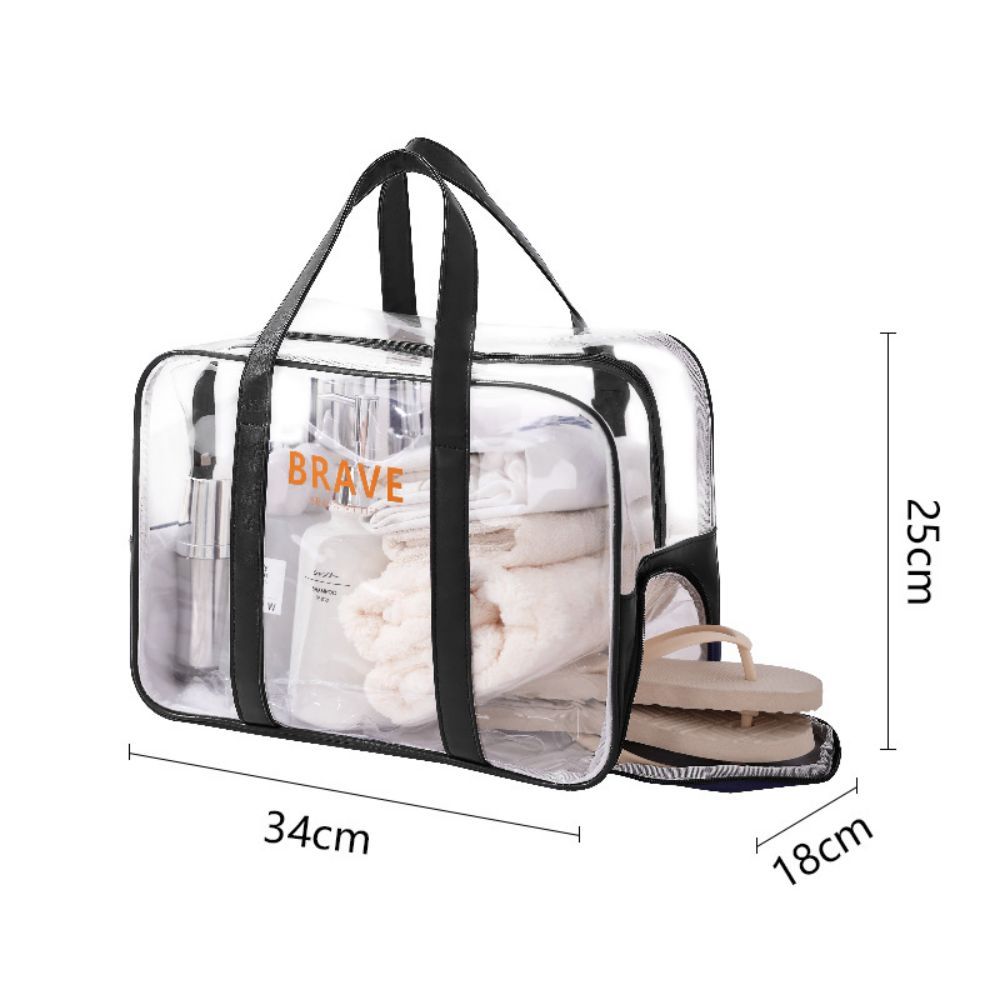 Wash Bag with Shoe Compartment 7