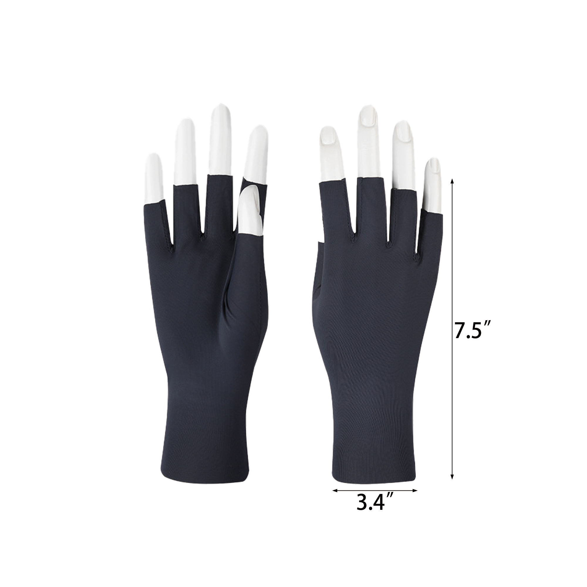 Ice Silk Half-finger Gloves 3