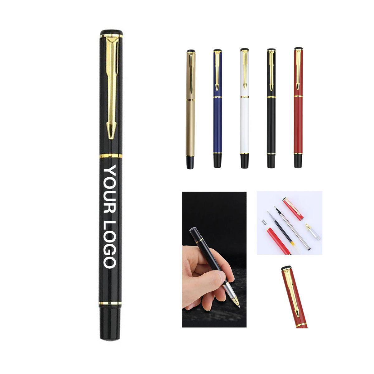 Durable Metal Ballpoint Pen with Comfortable Grip 7