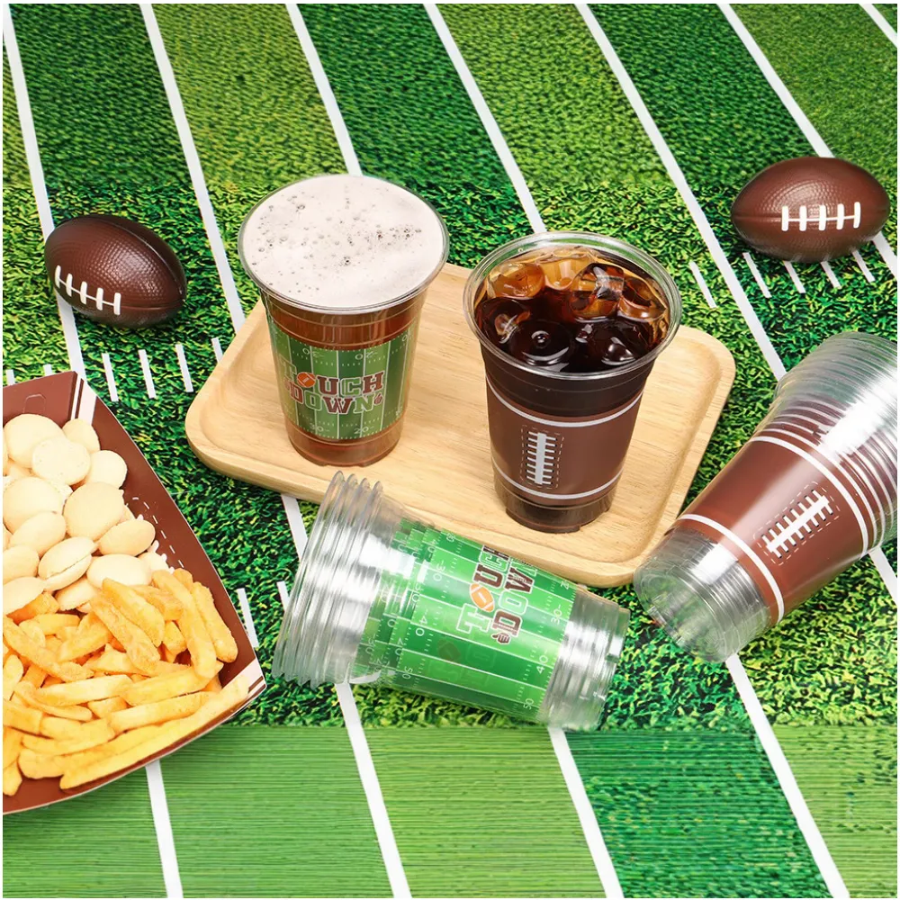 12 oz 16 oz Clear PET Plastic Cups 8
