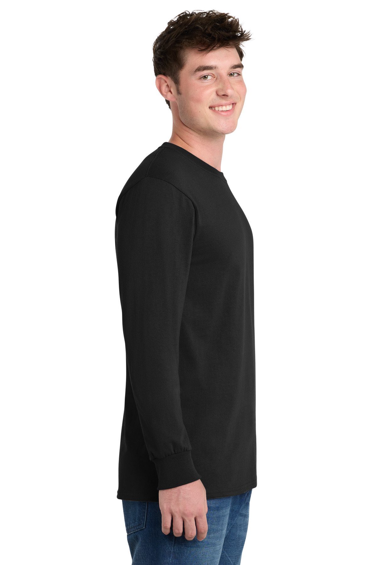 Port & Co Tall Long Sleeve Essential Tee. PC61LST 106