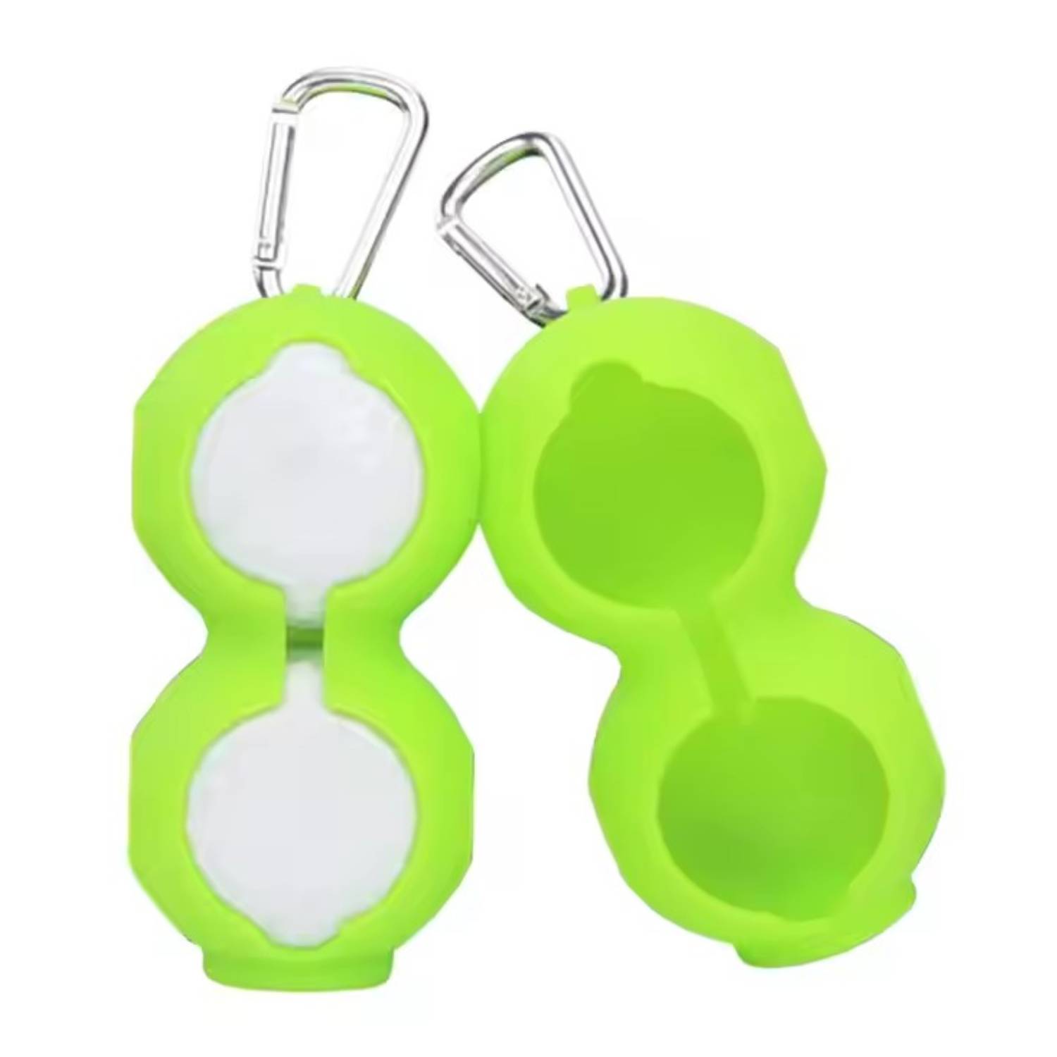 Duo Silicone Golf Ball Holder with Carabiner 14