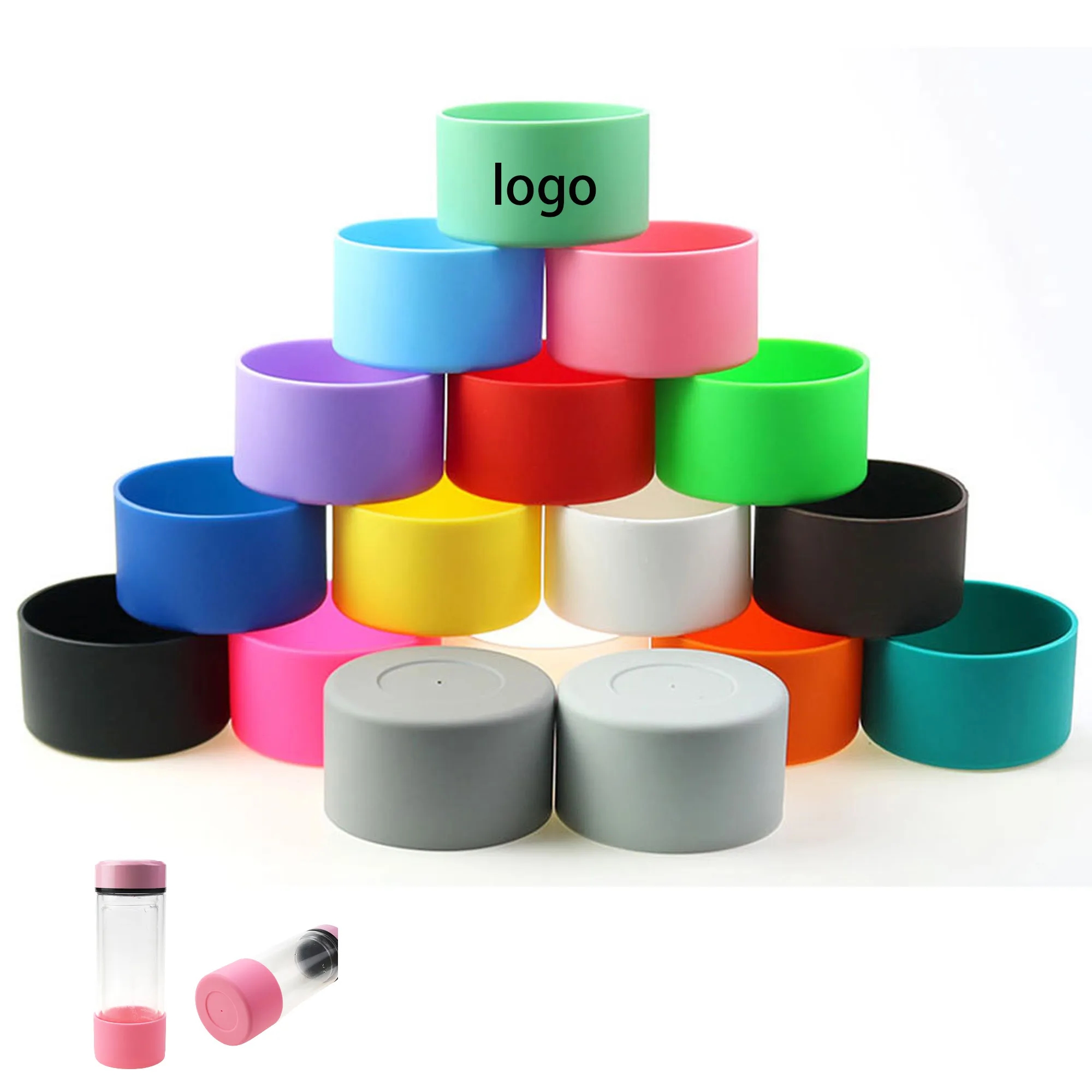 32oz Anti-Slip Protective Sport Bottle Bottom Cover 13