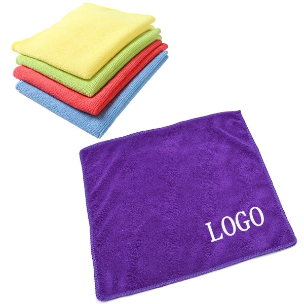 Square Microfiber Washing Towel - 16 " x 16 " 4