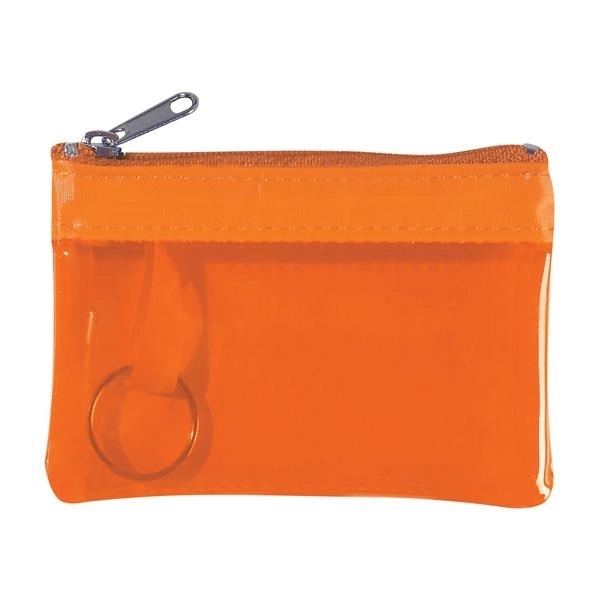 Translucent Zippered Coin Pouch 1