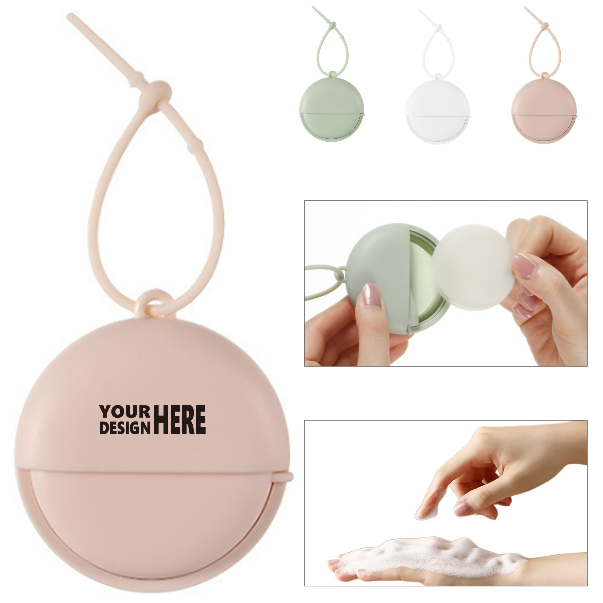 Portable Mini Disposable Soap Paper Sheets / Hand Soap Sheets 2