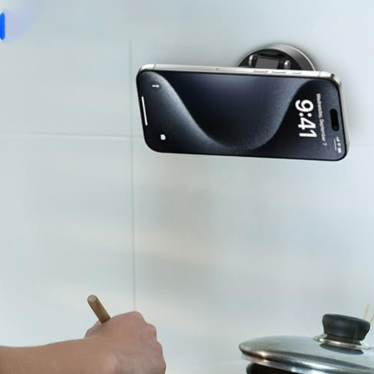 Auto Rotating Magnetic Phone Holder with Suction Base 6