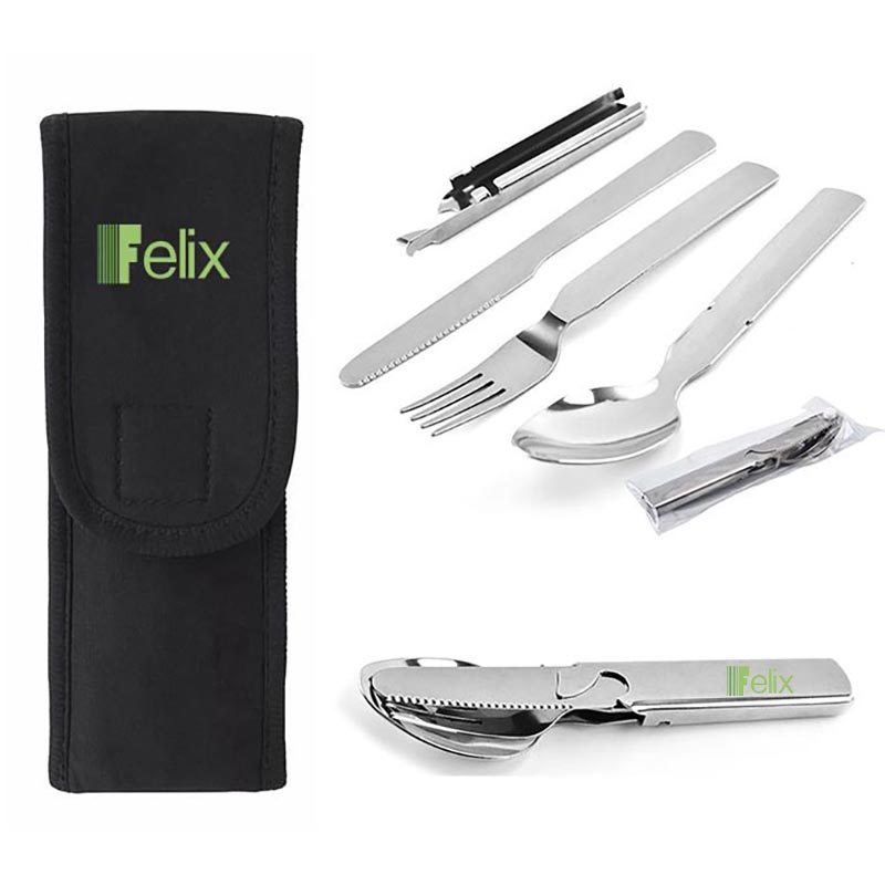 Stainless Steel Cutlery Set In Pouch 2
