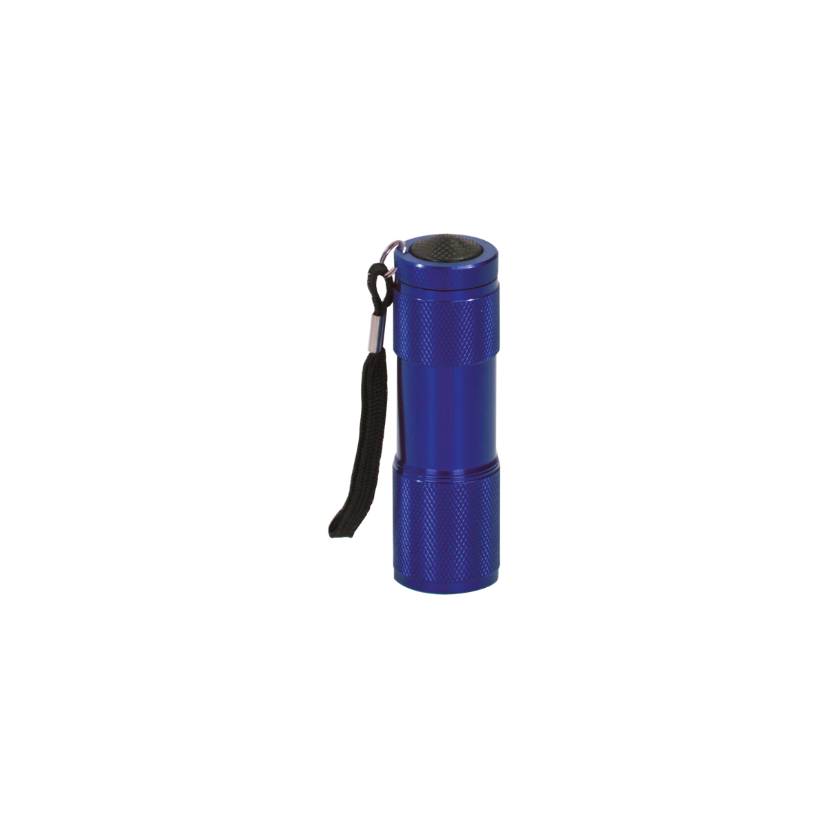3 3/8" Blue 9-LED Flashlight with Strap 3