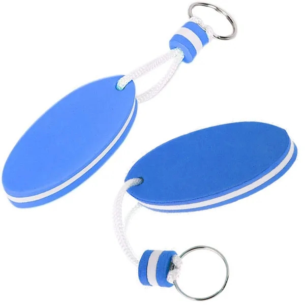 Oval Shaped EVA Foam Floating Key Chain 5