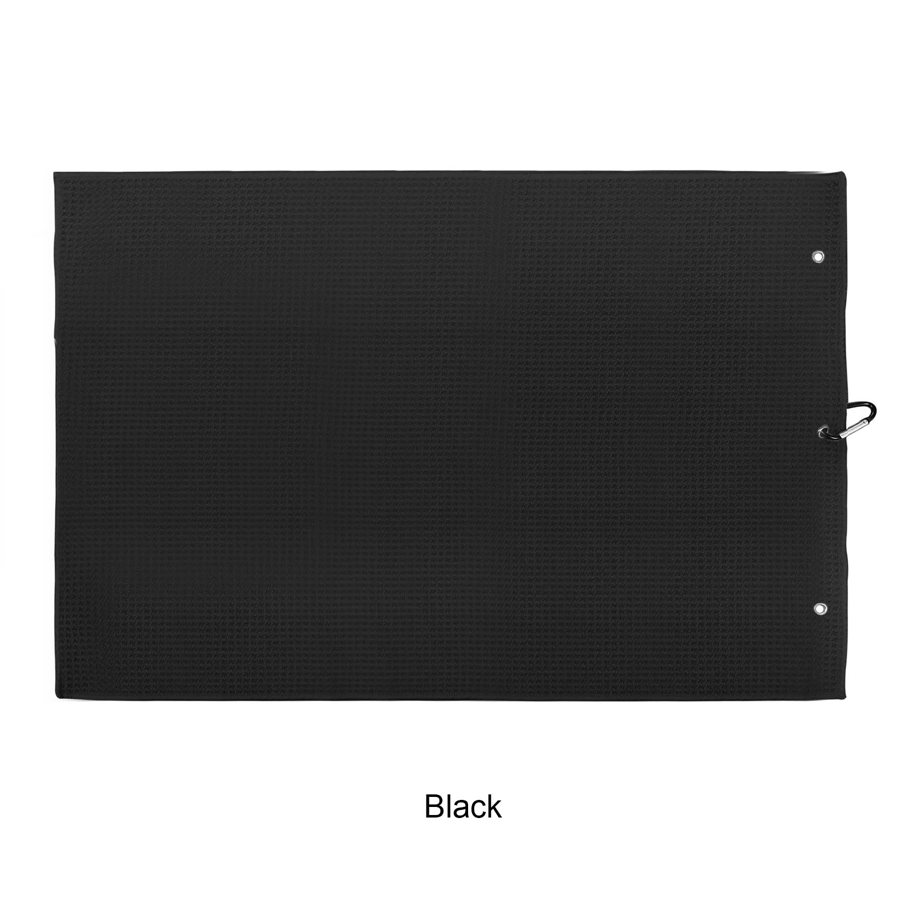 Microfiber Waffle Two-fold Golf Towel w/ Carabiners Clip 16" x 24" 7