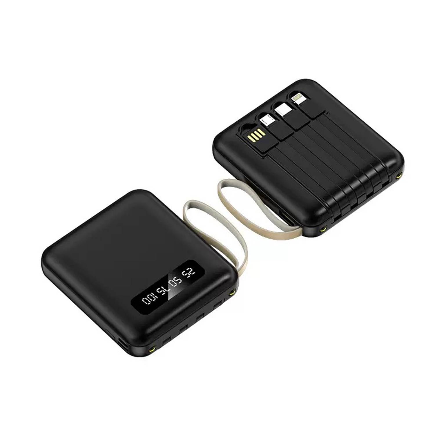 20000mAh Mini Portable Power Bank w/ 4 Cables 2
