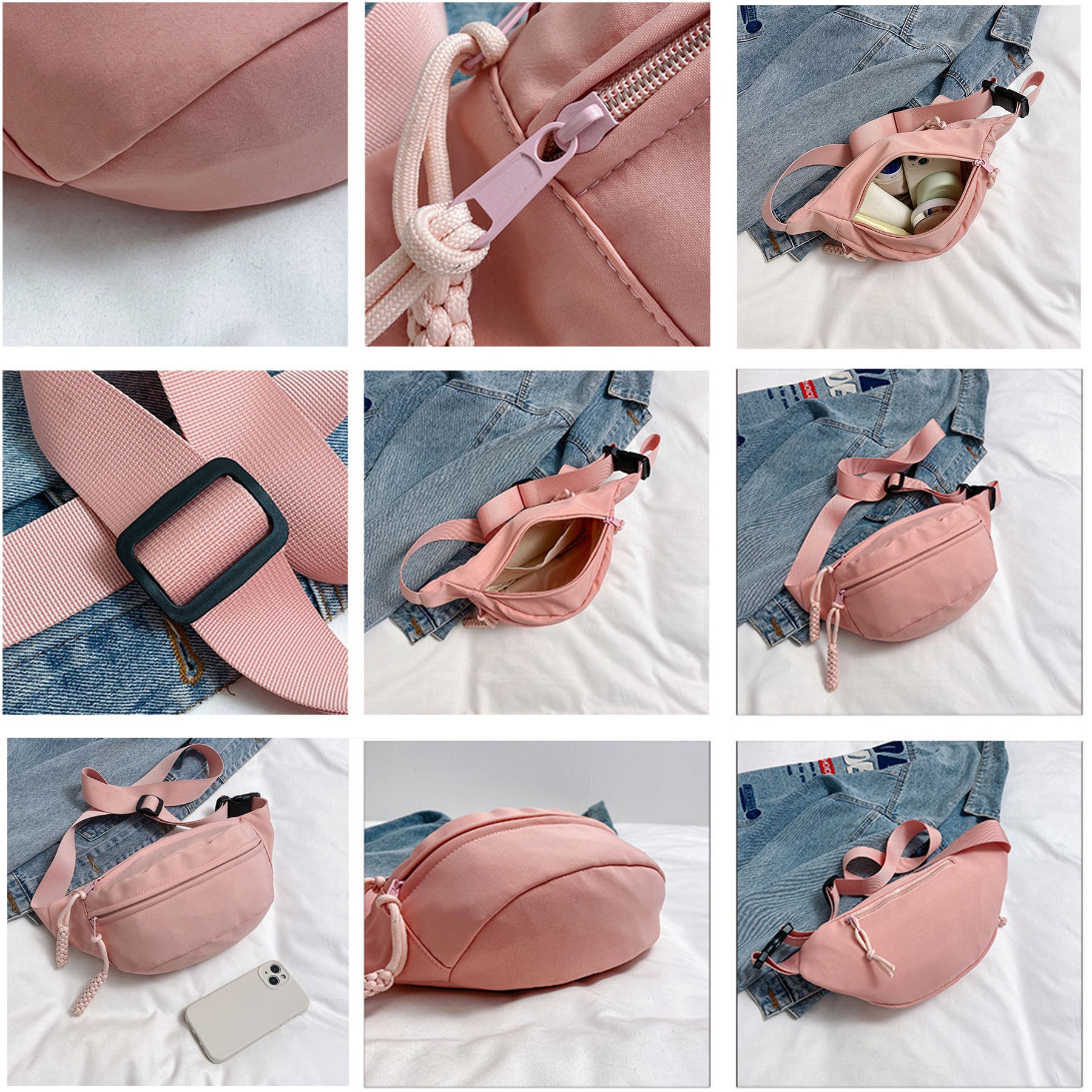 Simple Outdoor Sports Fanny Pack Cross Body Bag 4