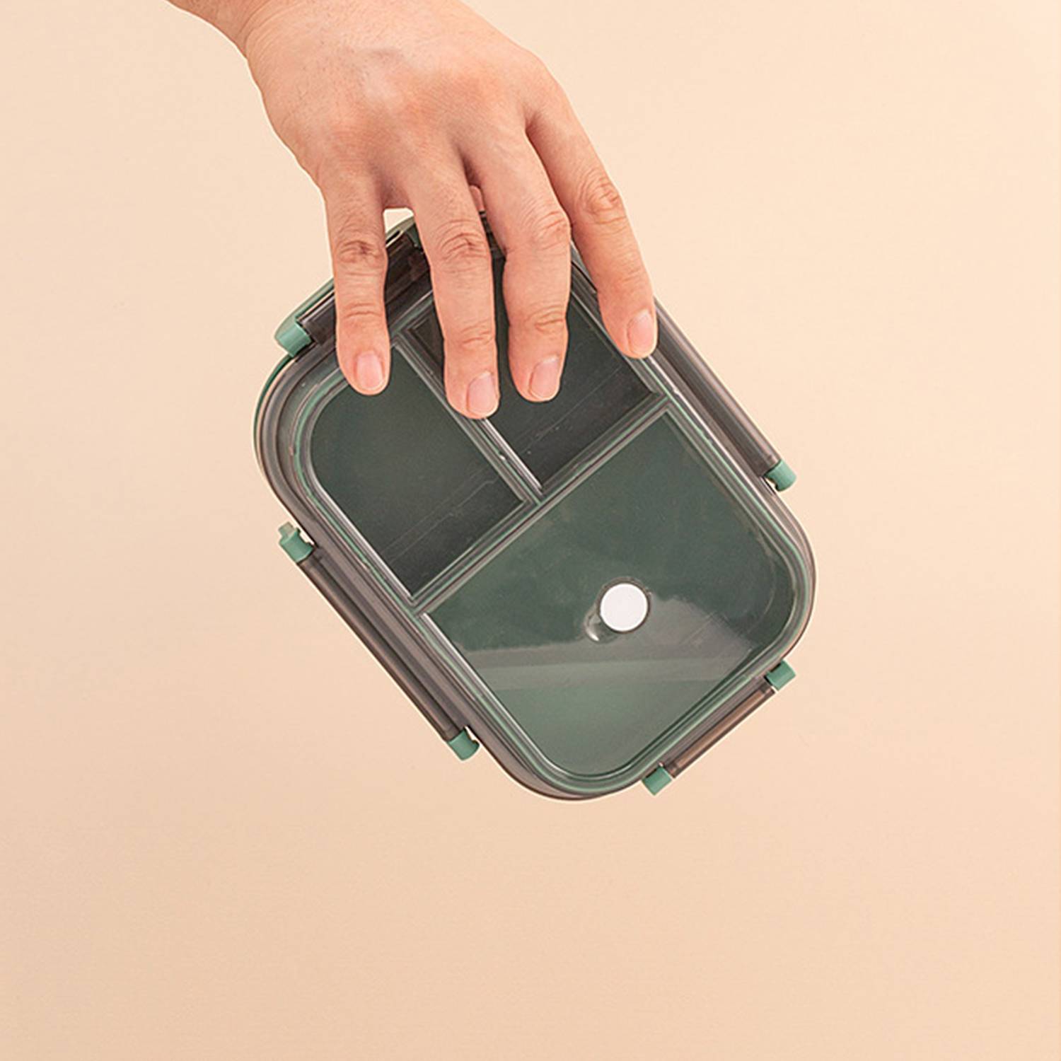 Minimalist Plastic Double-Layer Lunch Box 6