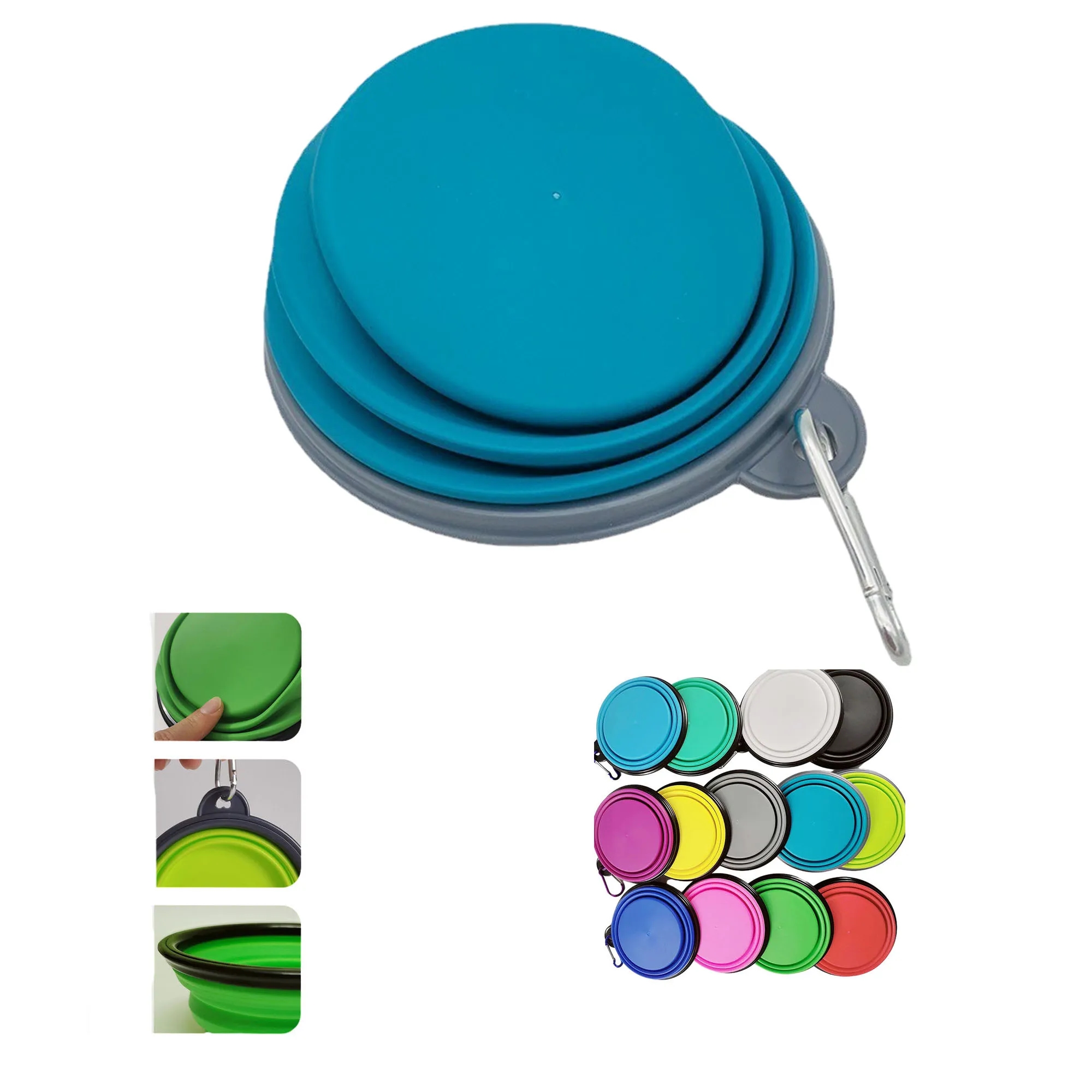 Collapsible Pet Bowl Dog Feeding 3