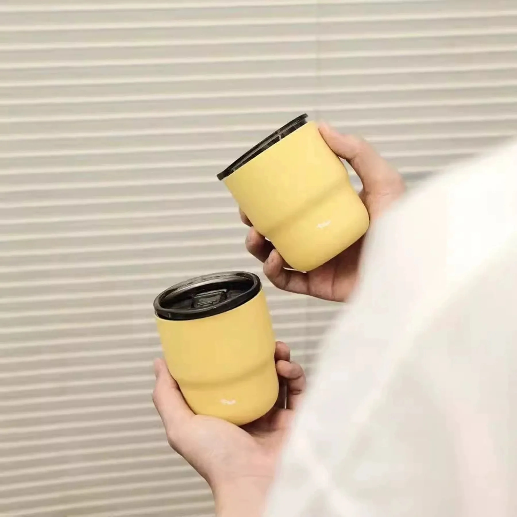 8.5 Oz. Stainless Steel Reusable Double Wall Coffee Cup 7