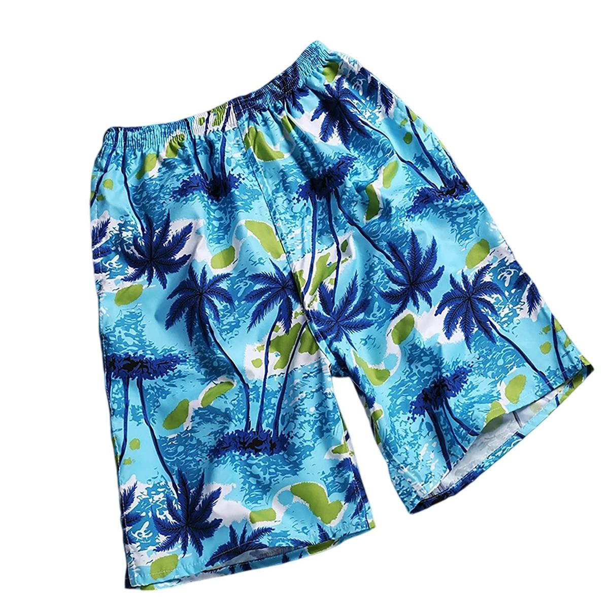 Polyester Beach Shorts with Adjustable Drawstring Waist 16