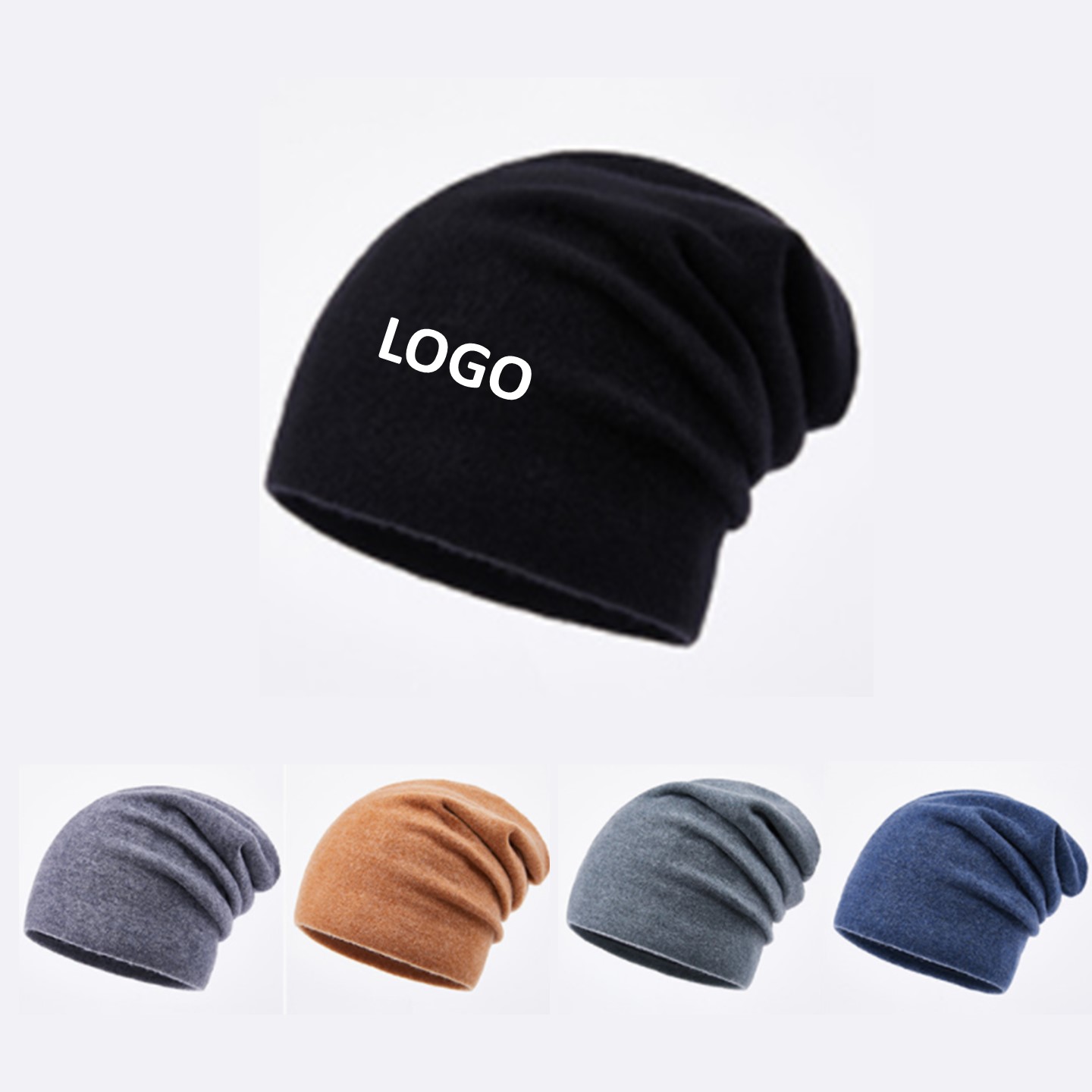 100% Merino Blend Soft Warm Beanie 1
