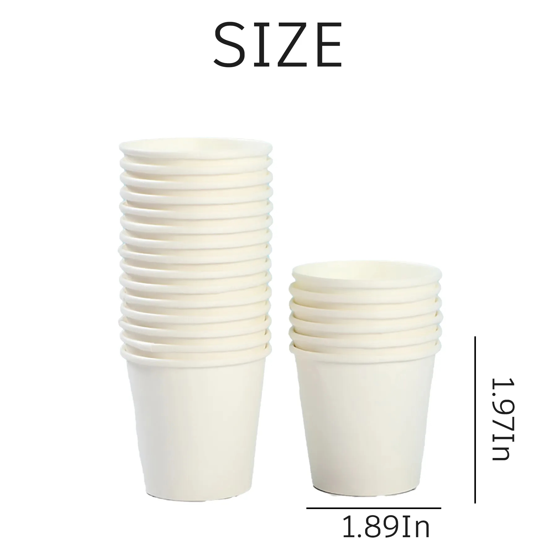 Paper 50 Disposable 50ml Shopping Mall Tasting Cups 3