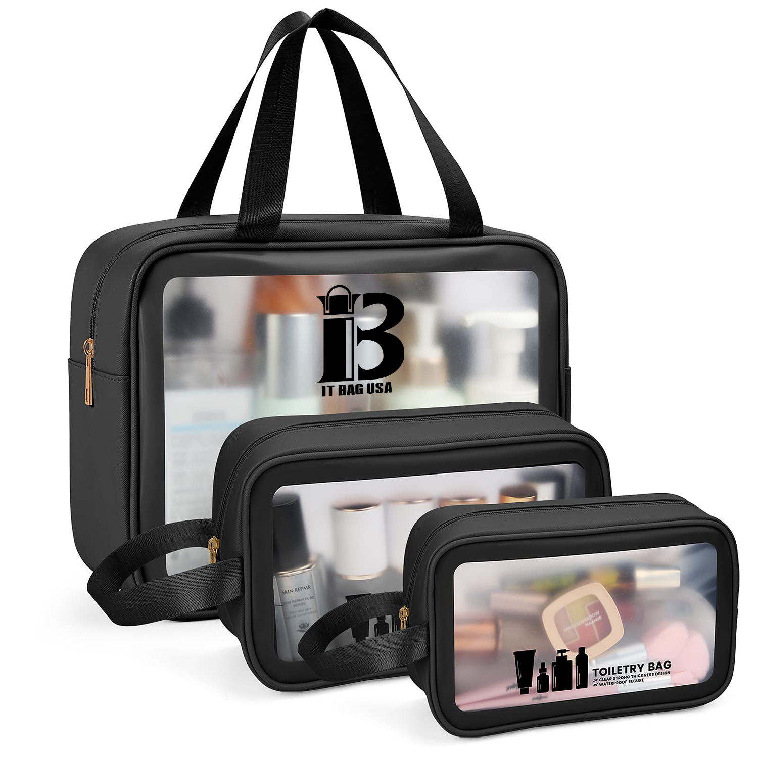 Translucent Waterproof Makeup Cosmetic Bag 2