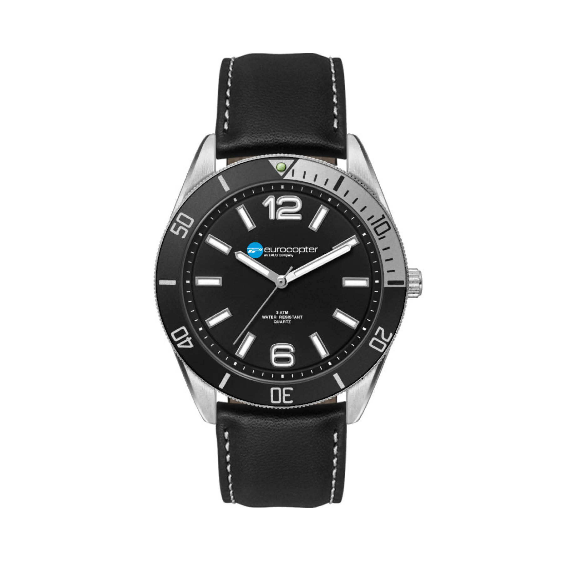 42MM, SILVER METAL CASE, BK BEZEL, 3-HAND MVT 1