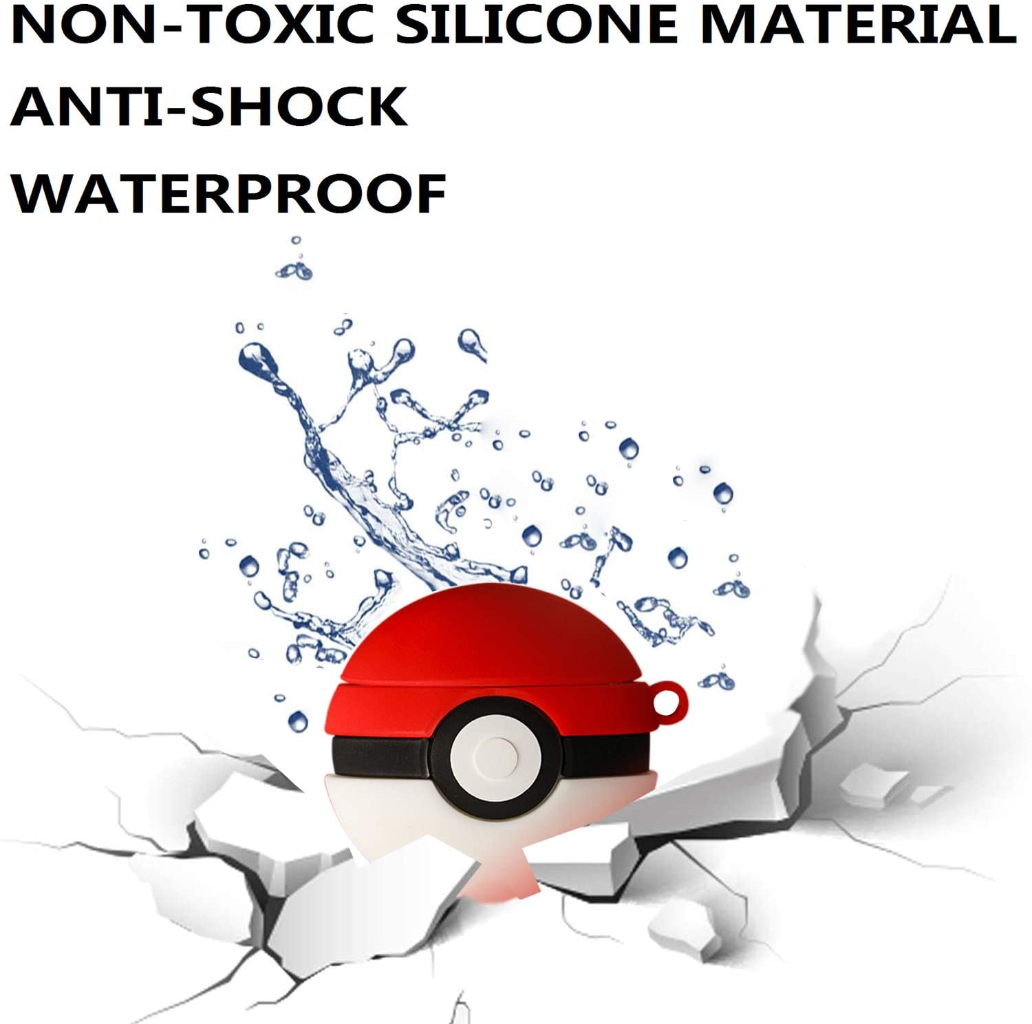 Silicone Protective Case Cover for Boys/Girls/ Teens Compatible w/ Airpods 1/2 Gen 3