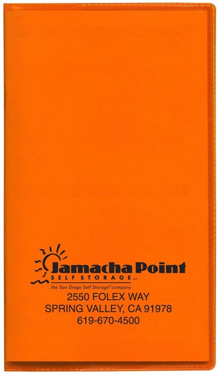 Translucent Vinyl Weekly Pocket Planner 7