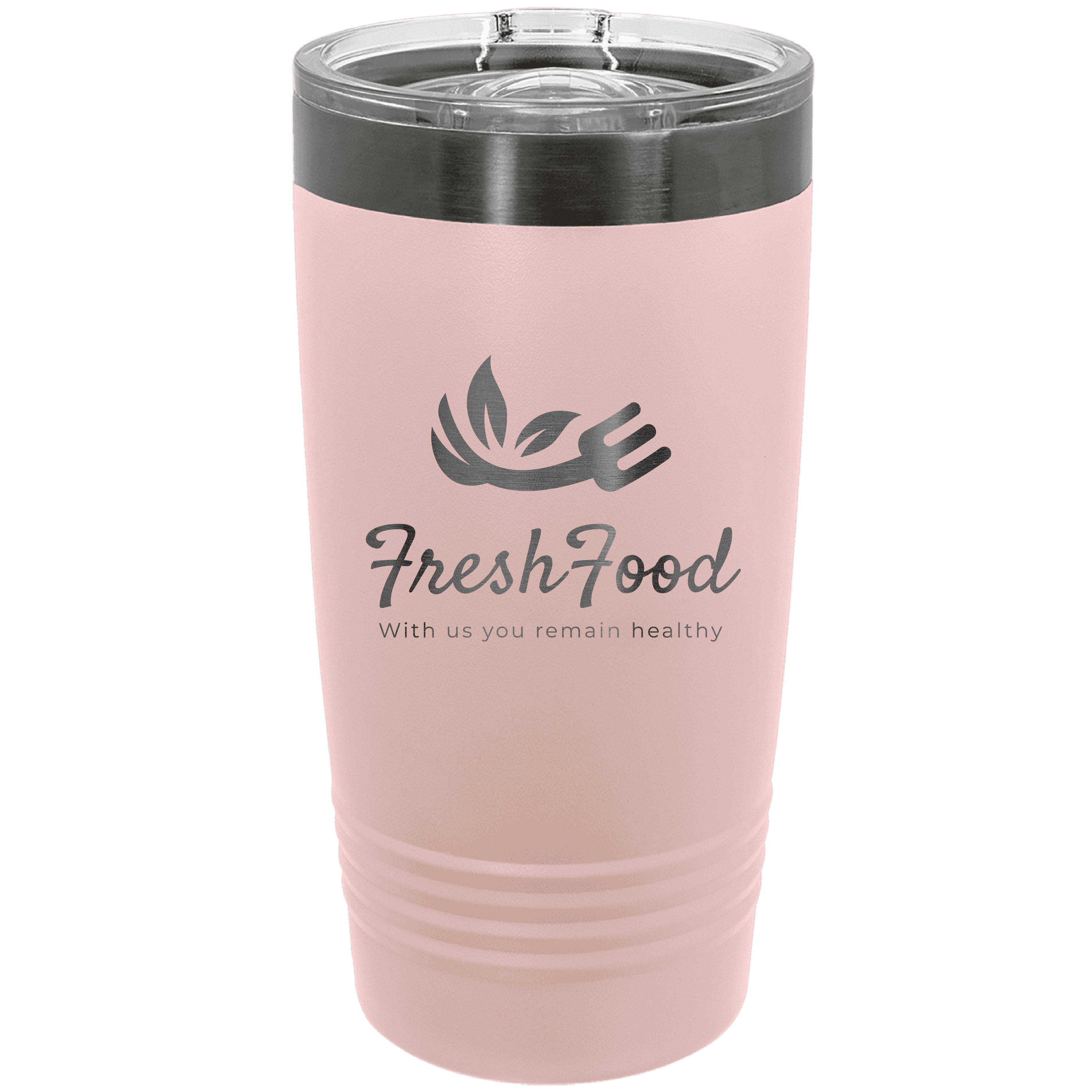 20 Oz Polar Camel ION-Plated Ghost Black Tumbler with Sliding Lid 10
