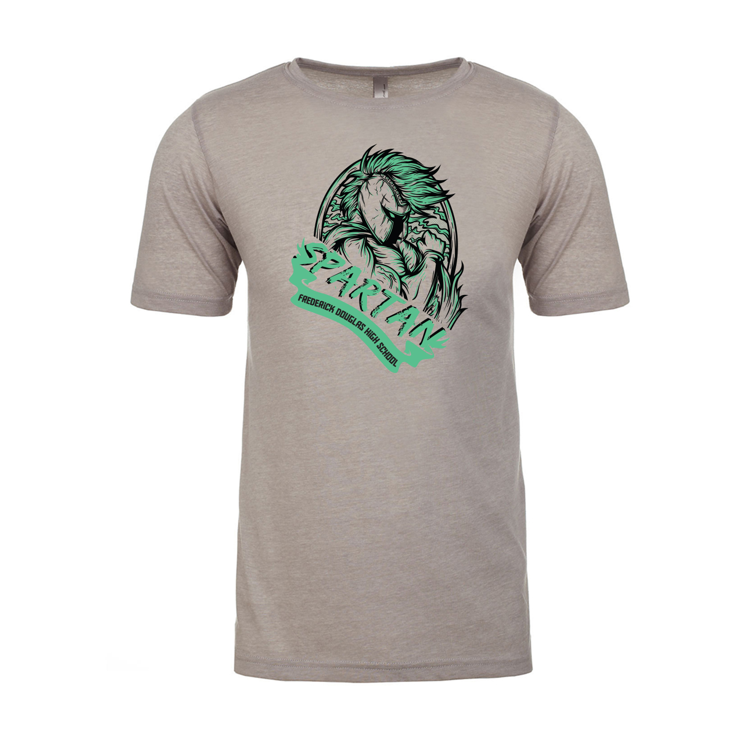 Next Level™ 3.7 oz. Poly/Cotton Blend T-Shirt (2 Color Imprint) 4
