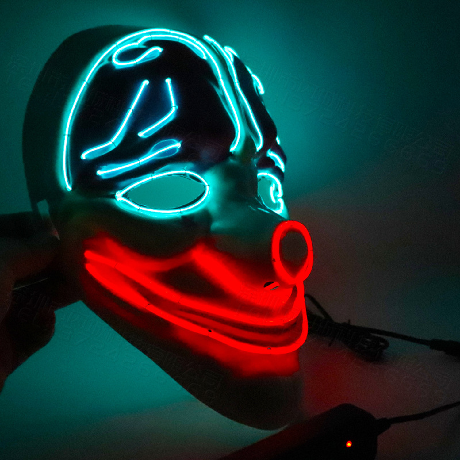 LED Light Up Party Smiley Mask 4