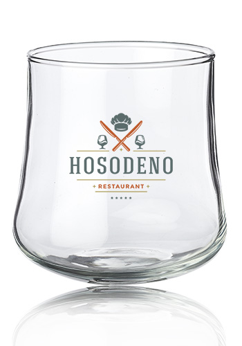 11 oz. Rose Bud Stemless Glasses 1