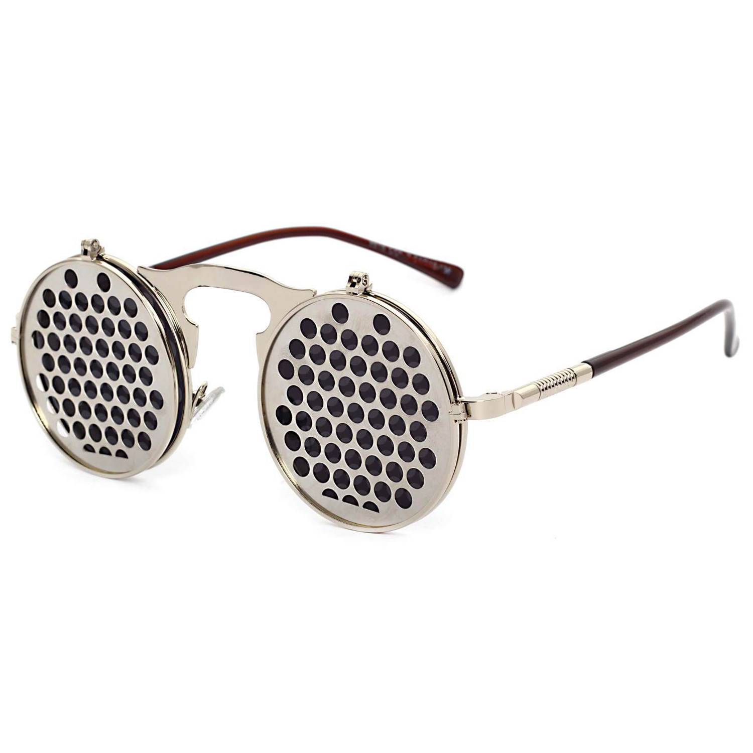 Punk Retro Flip-Top Sunglasses 5