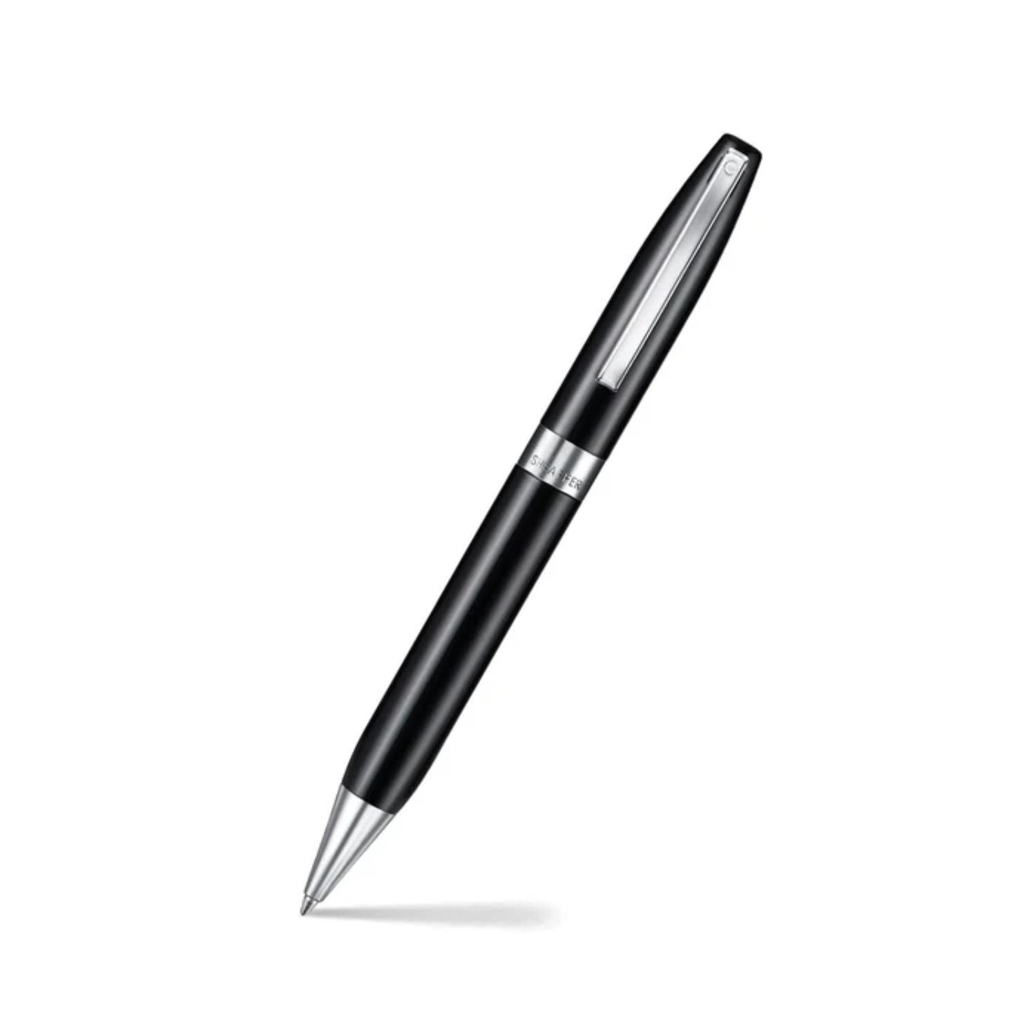 SHEAFFER® Legacy 9064 Glossy Black Chrome-Plated Trims Ballpoint Pen w/ Gift Box 6