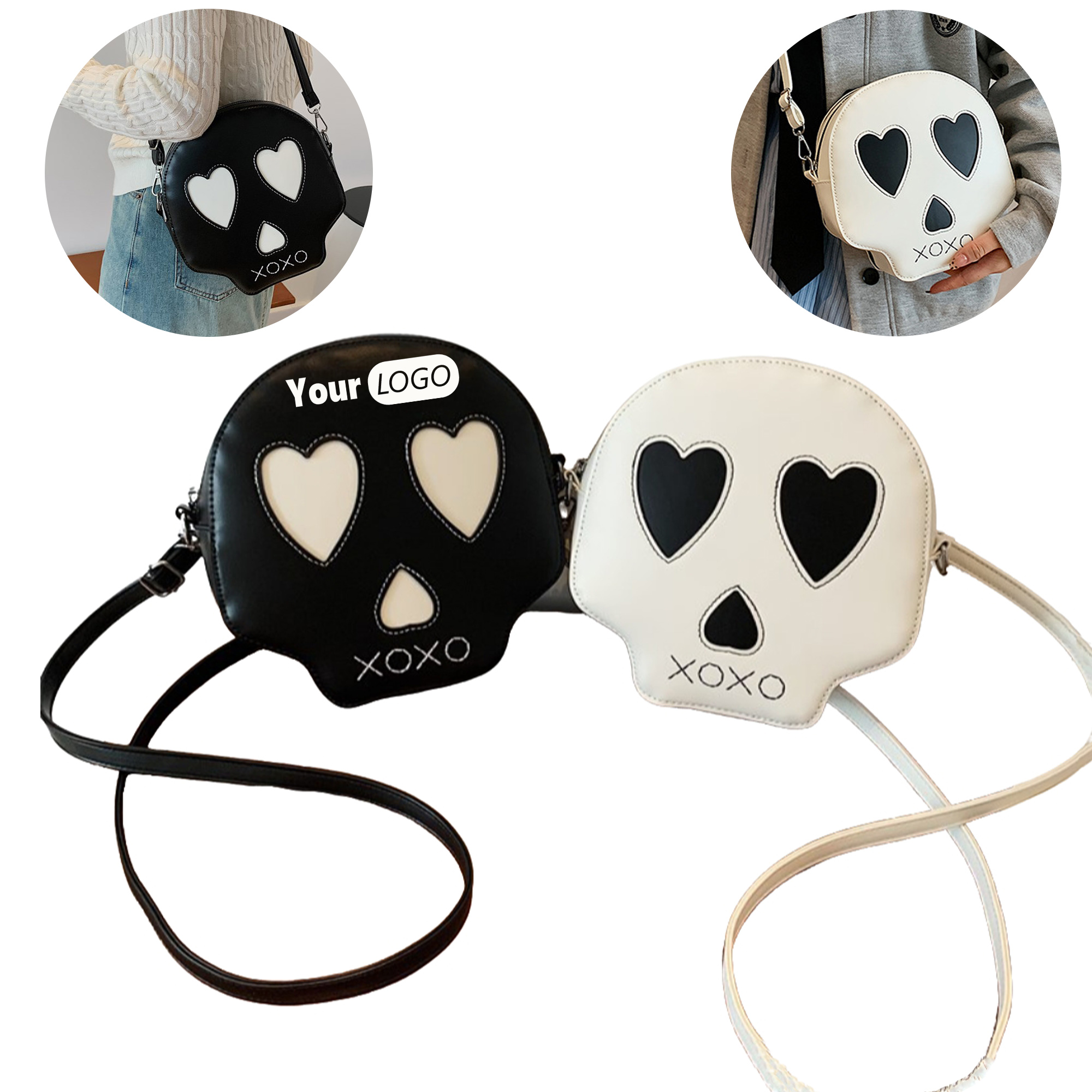 Halloween Skull Shoulder Bag 3