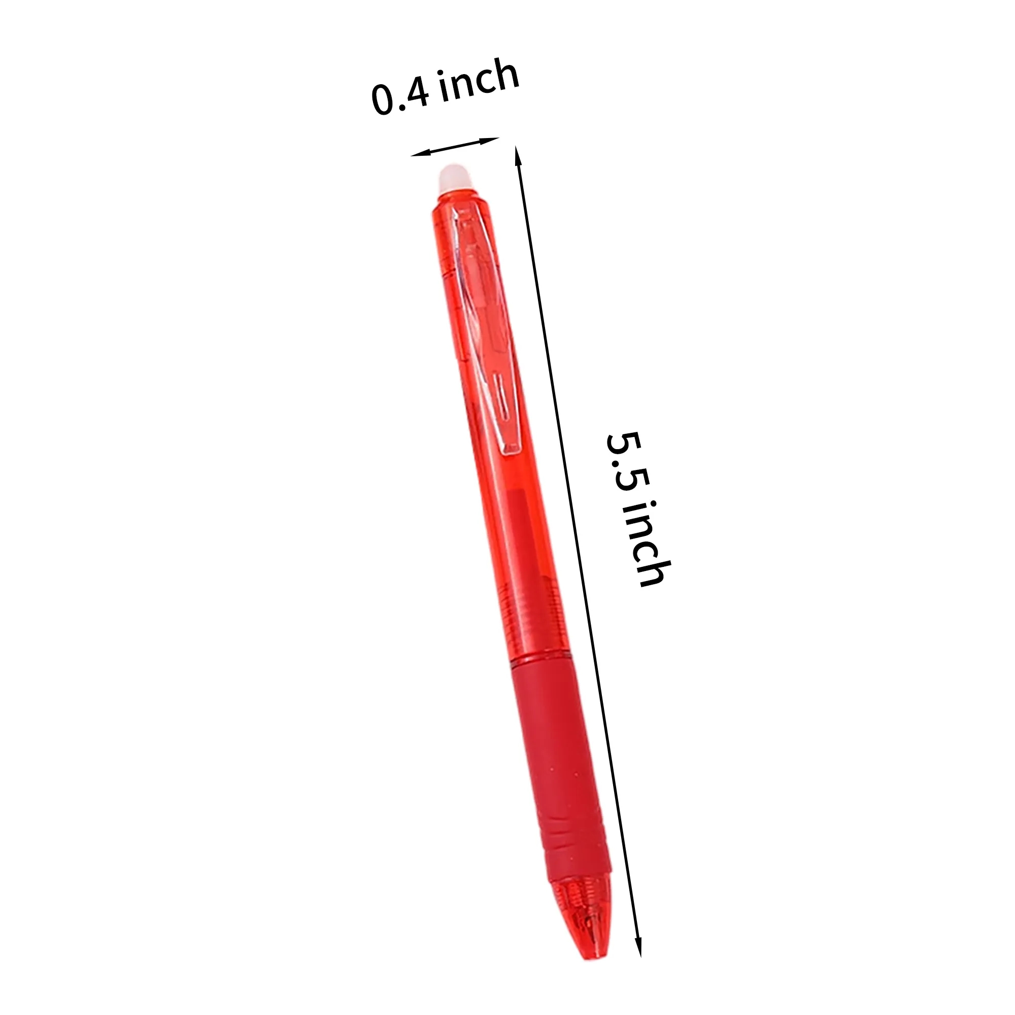 Erasable Ballpoint Pen Color Ink 5.5 Inch 10