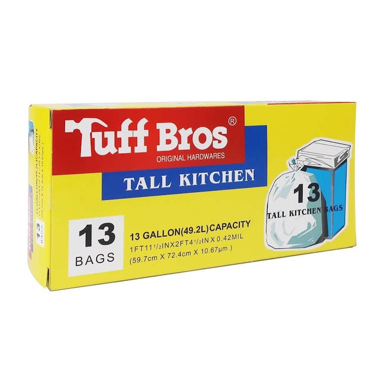 Tuff Bros Tall Kitchen Bags - 13 Gallon 0.42 mil 2