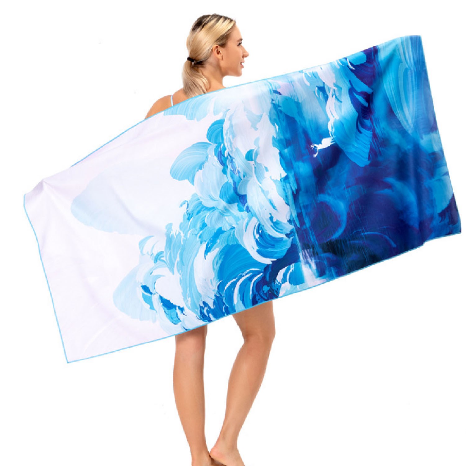 40"x 75" Sublimated Microfiber Sand Proof Beach Towel 3