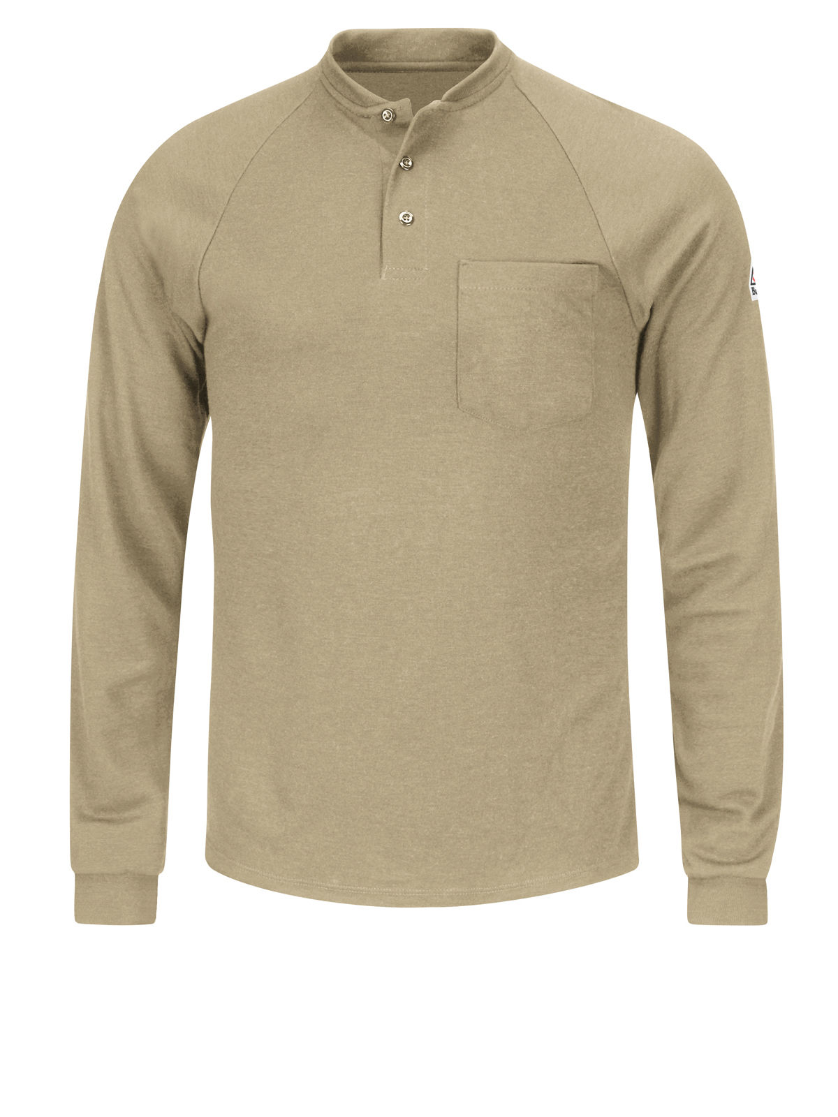Bulwark Shirts - Men's 6.5Oz Long Sleeve Ct2 Henley Shirt