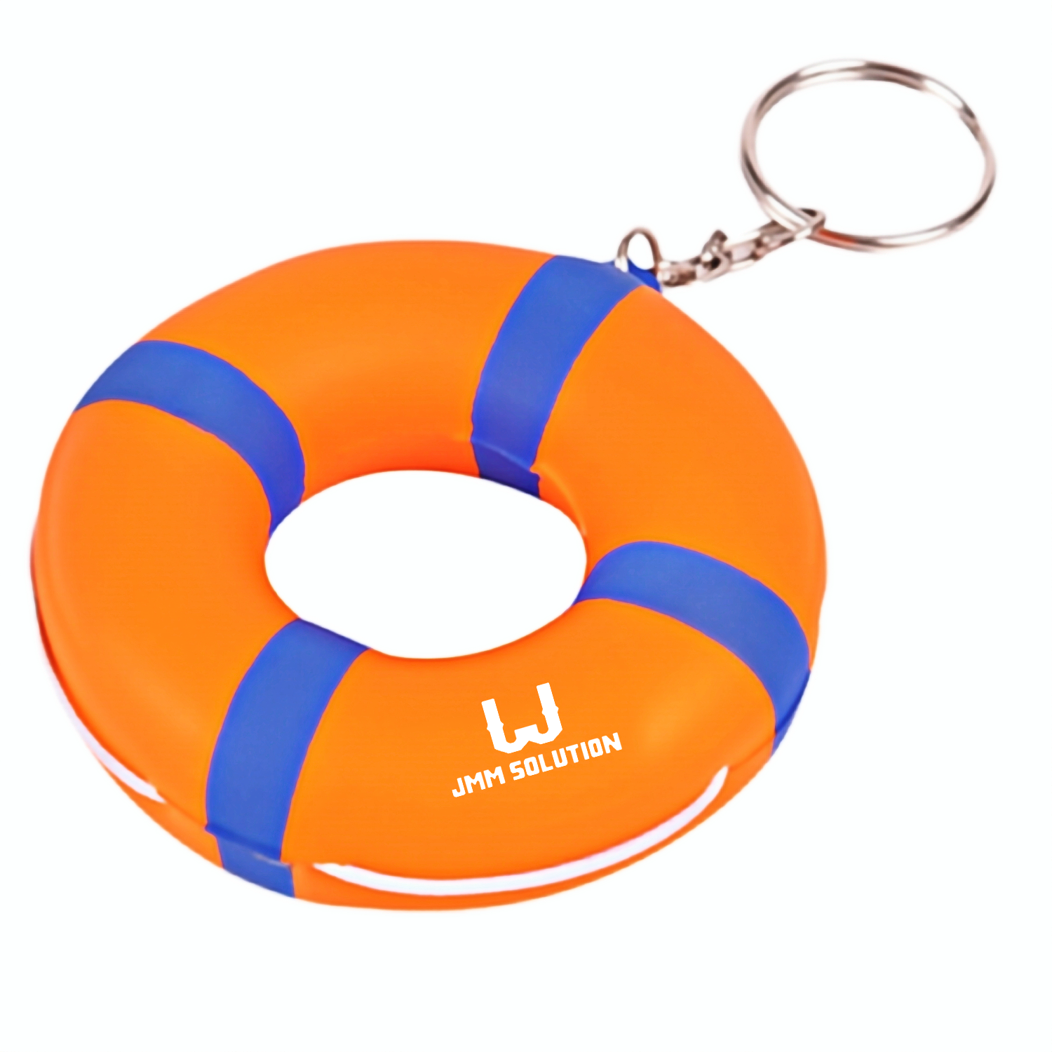 PU Foam Lifebuoy Shaped Stress Reliever Toy Keychain 5