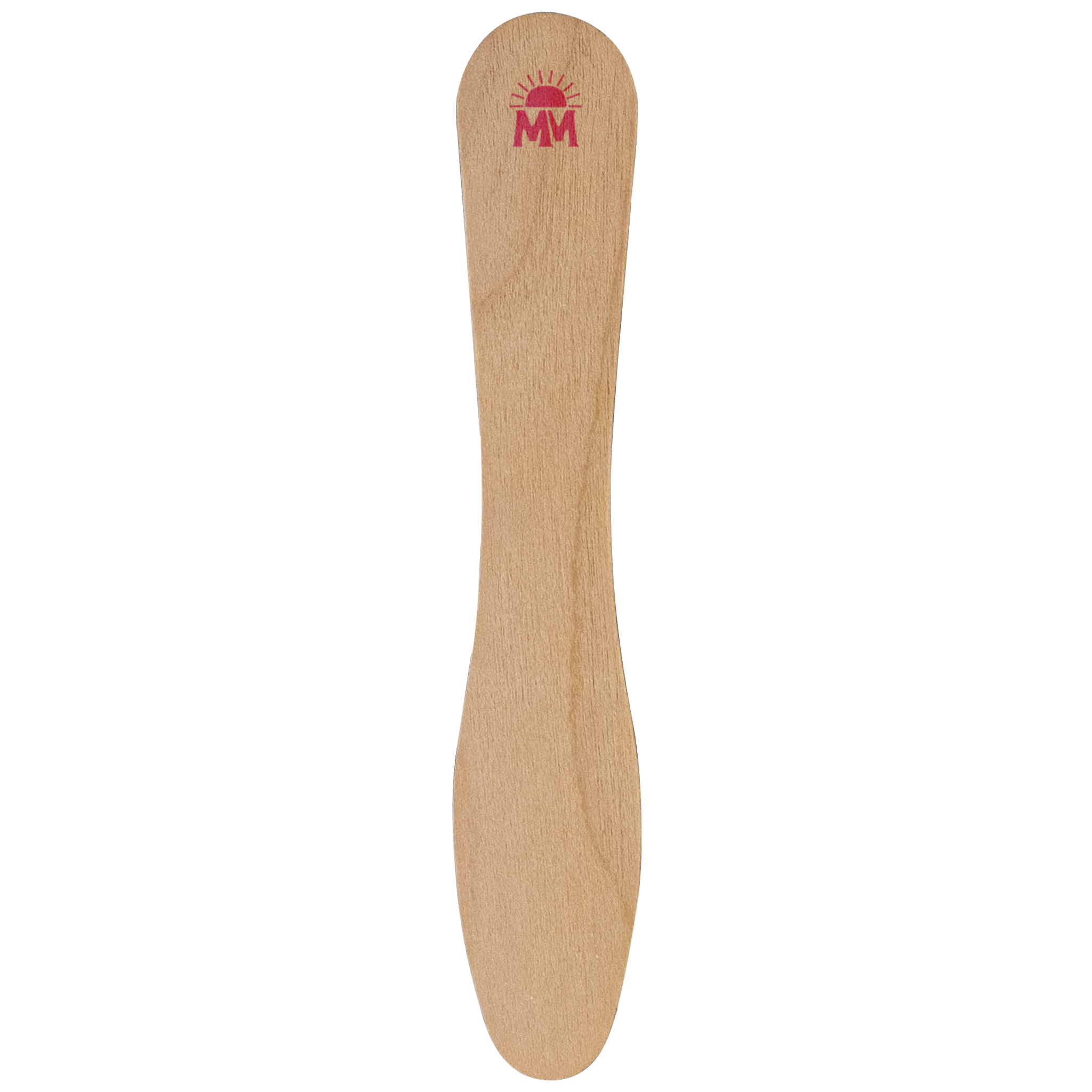 Wood Ice Cream Spoon 3.50" Tradition Print 10
