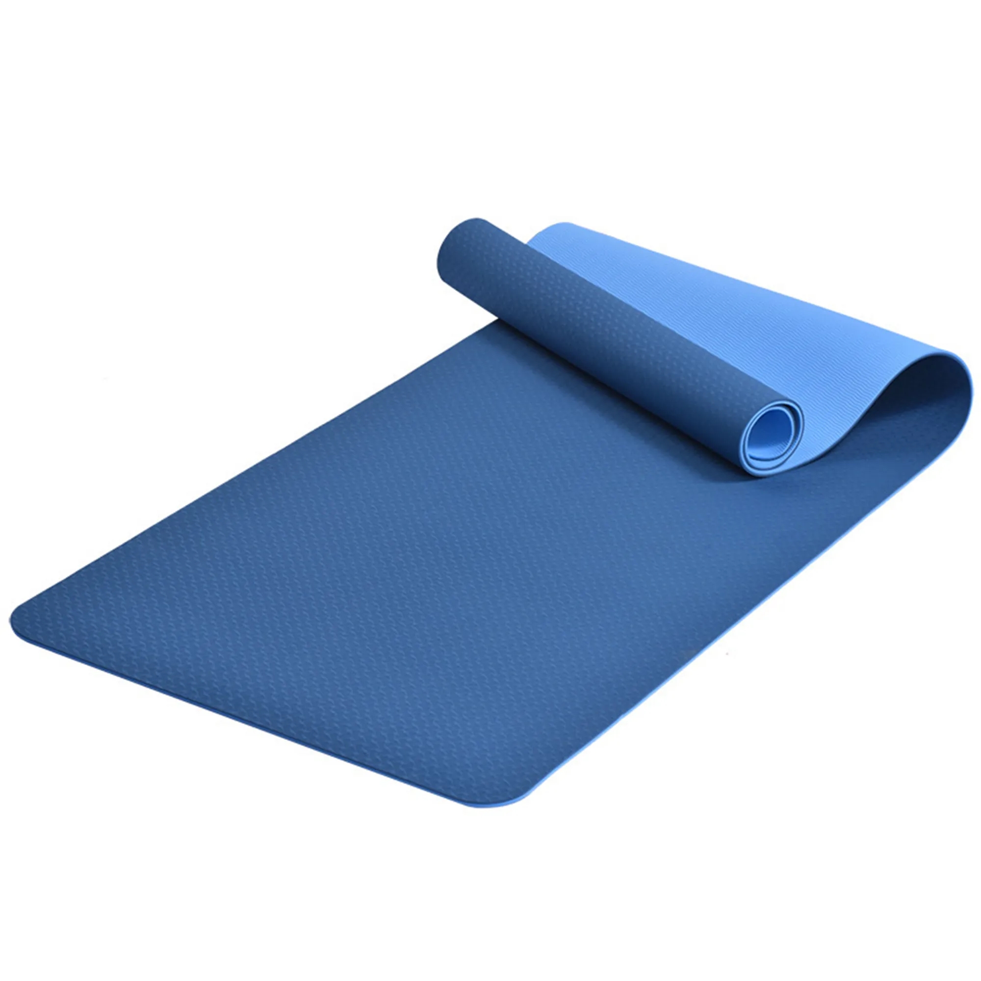 MOQ12 Dual Color TPE Yoga Mat Portable Fitness 4
