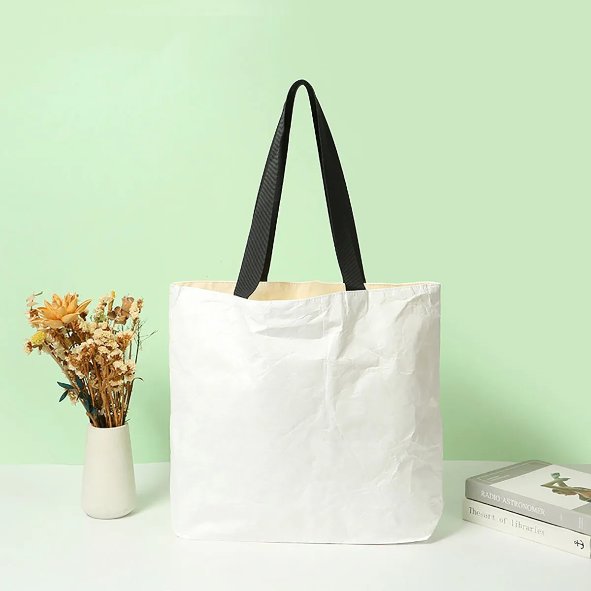 Custom Eco Friendly Washable Paper Totes 2