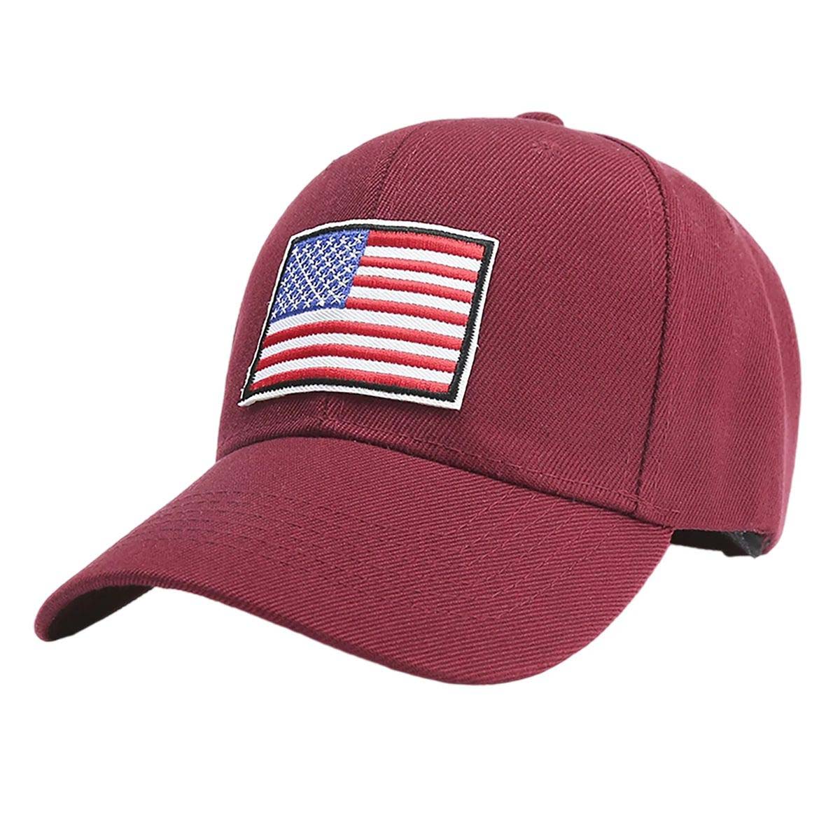 Adjustable American Flag Cap for Outdoor Wear 15