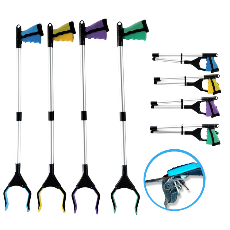 Foldable Grabber with Magnet Rotating Jaw And Hook 2