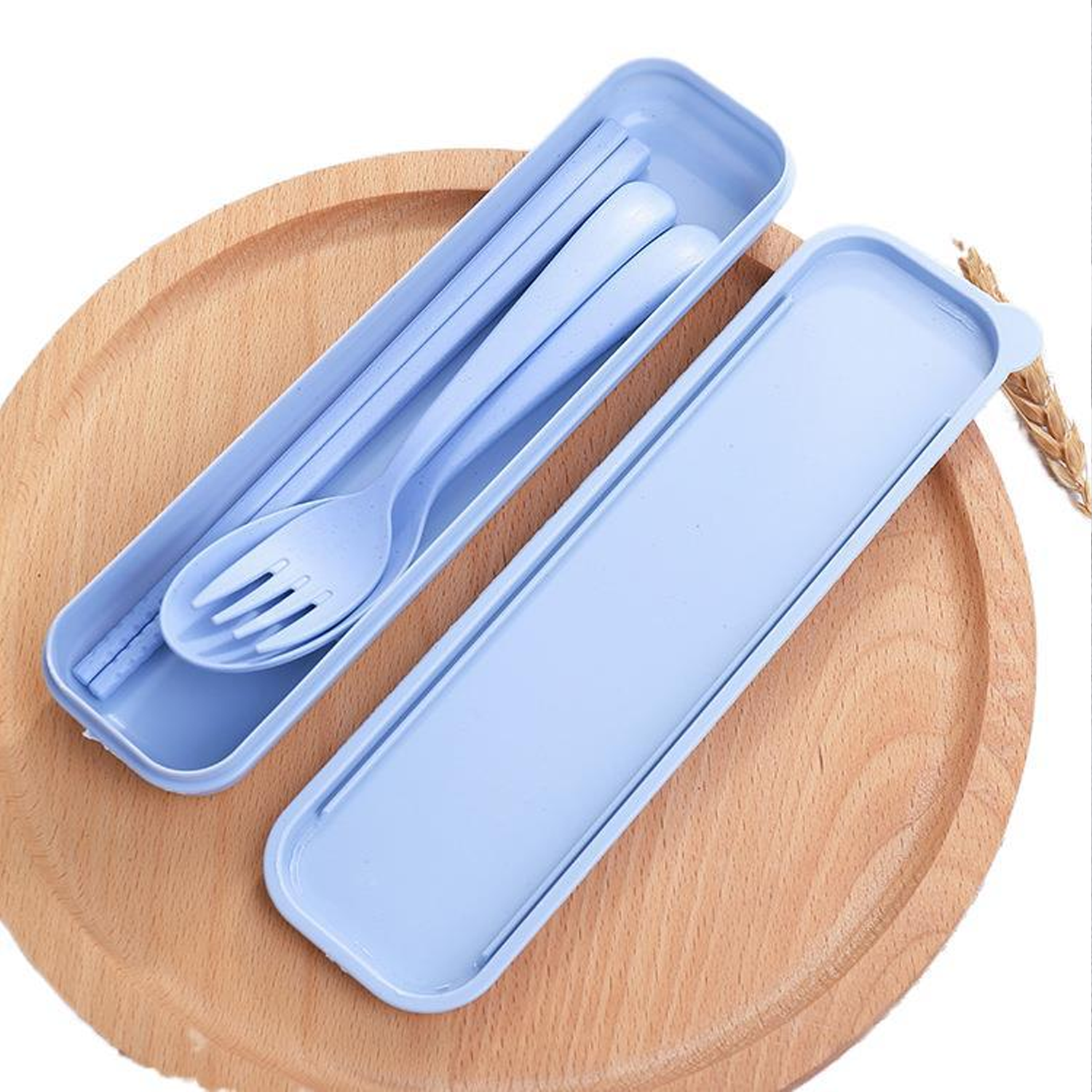 Wheat Straw Spoons Knives Forks Set 4