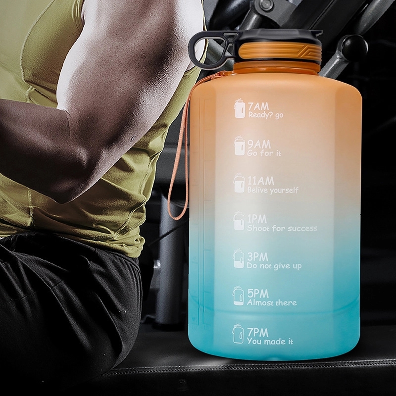 Custom 1 Gallon Water Bottle With Time Marker 3