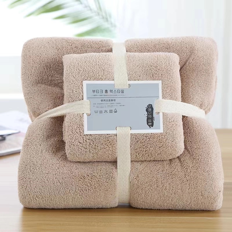 Coral Fleece Bath Towel Set 5